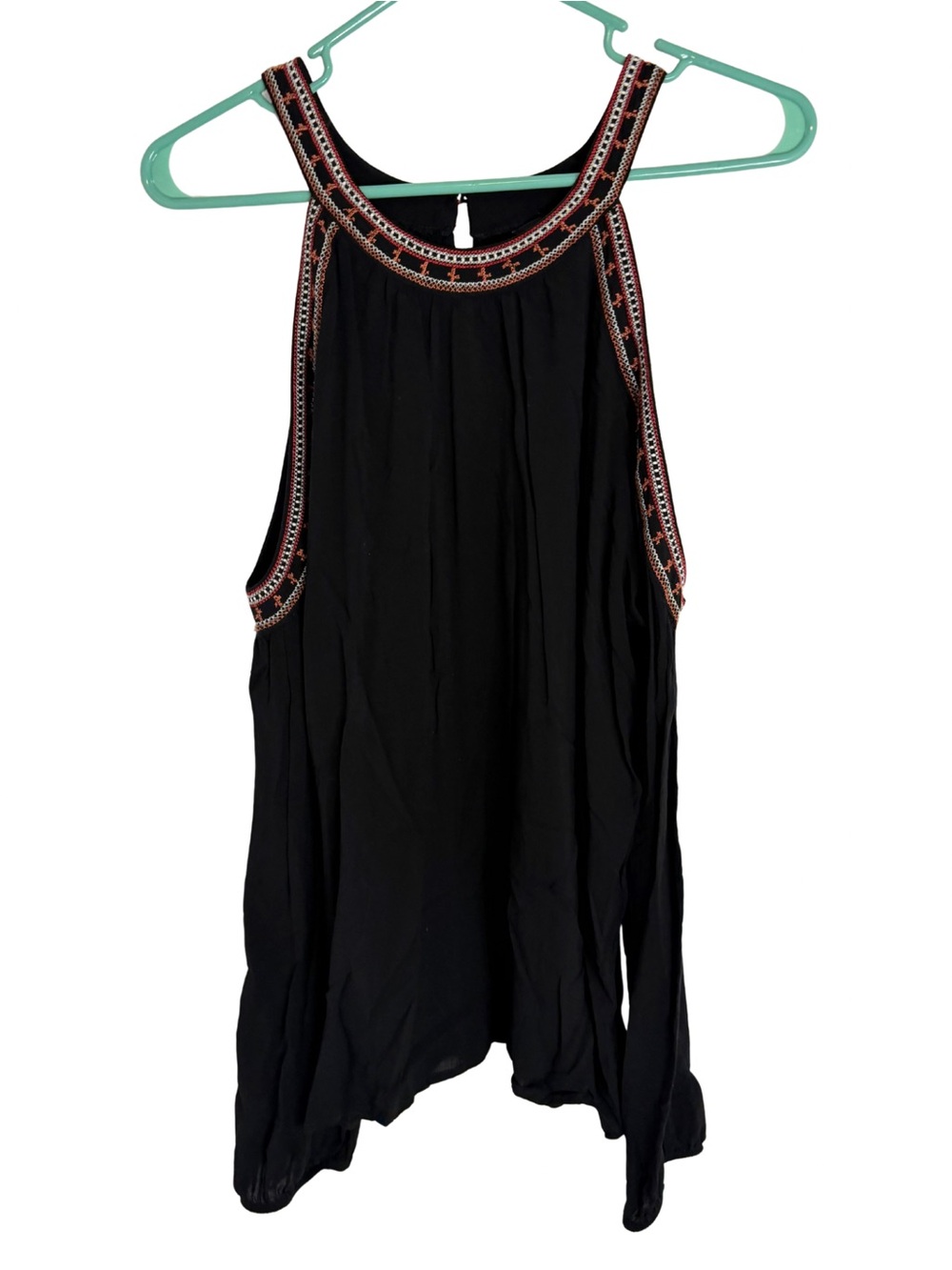 3/$20 Express Black Cold Shoulder Long Sleeve Blouse - Picture 1 of 5